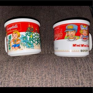 Lot of two Campbell’s soup mugs vintage 1993 collectibles cups